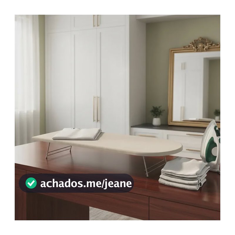 Mesa Tábua De Passar Roupas Portátil Multimóveis Cr30037 Cor Bege