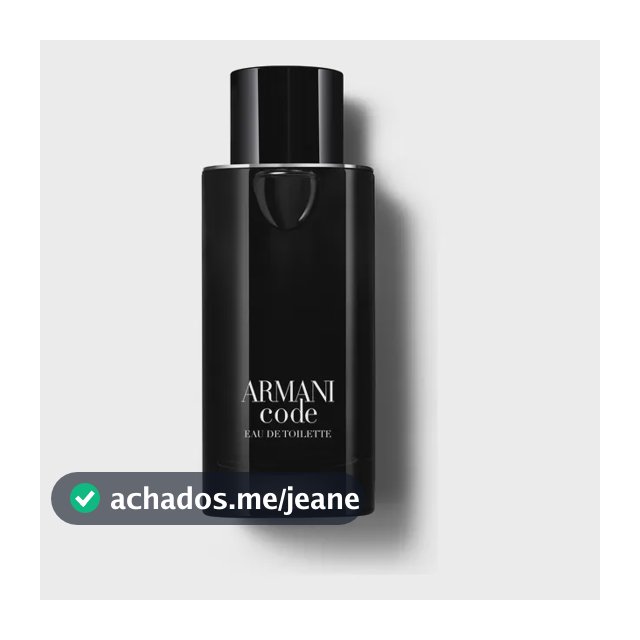 Perfume Masculino Armani Code Eau de Toilette Refilável, 125ml
