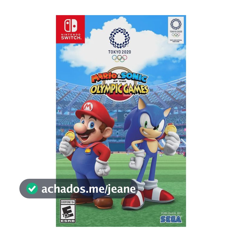 Jogo Mario & Sonic Olympic Games Tokyo 2020 Switch Fisico