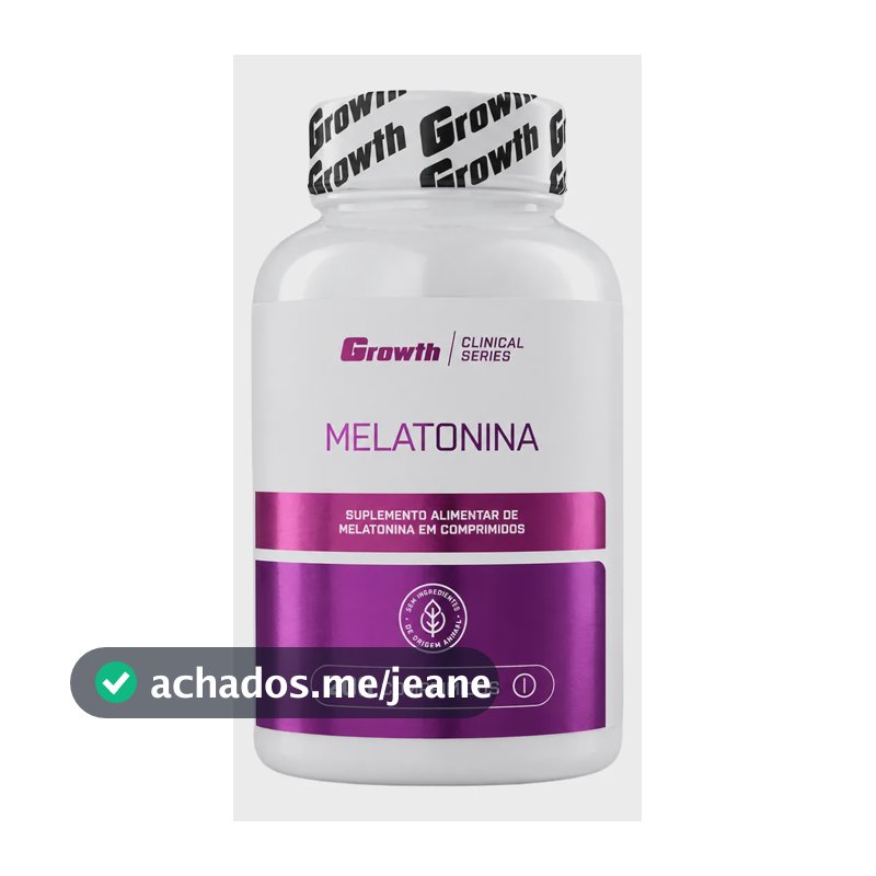 Melatonina (0.21mg) 200 Comprimidos Growth Supplements Sem Sabor
