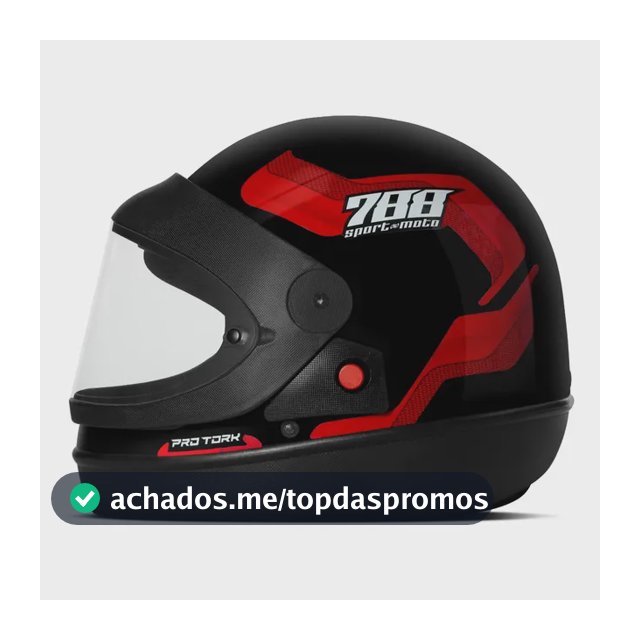 Capacete Fechado Feminino Masculino Unissex Sport Moto 788