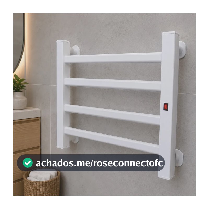 Aquecedor De Toalhas Elétrico Cor Branco