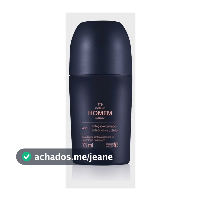 Desodorante Rollon Natura Homem Sagaz 75ml