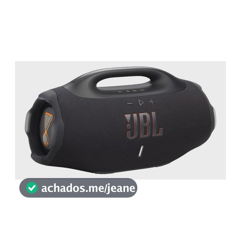 Caixa De Som Bluetooth Jbl Boombox 4 210w Preta, Ip68 Preto