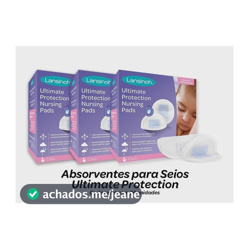 Abs. P/ Seios Ultimate Protection Lansinoh - Leve 3 Pague 2