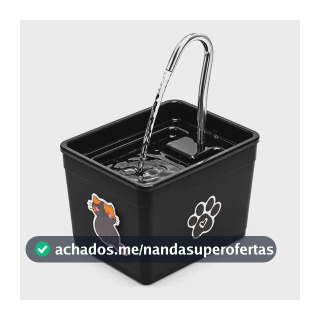 Bebedouro Gato Fonte De Água Para Gatos Torneira Silencioso