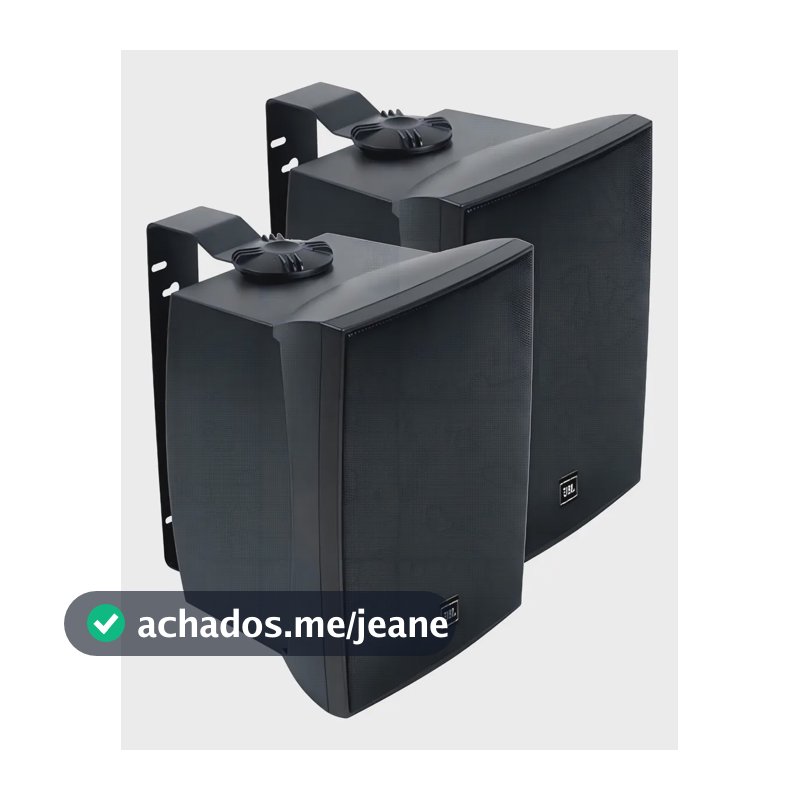 Alto-falante JBL C621 Ambiente preto Caixa de Som Acustica Arandela
