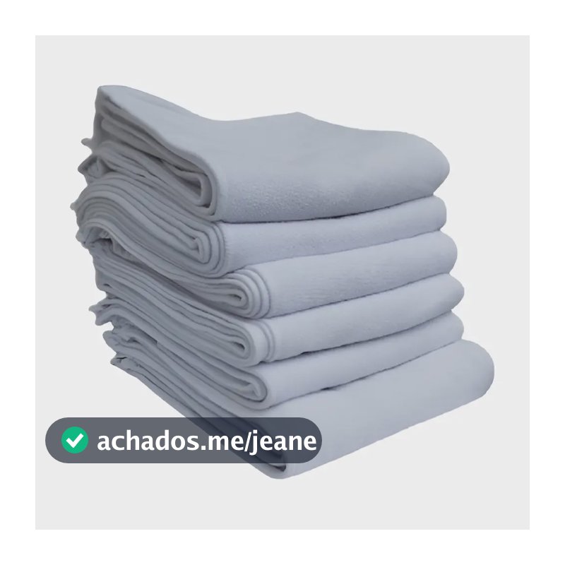 Kit 100 Toalhas Lavabo Branco Sublimação Mantto Sagrado 50x30cm