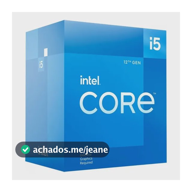 Processador Intel Core I5 12400f 2.5ghz 12ª Geração Lga 1700