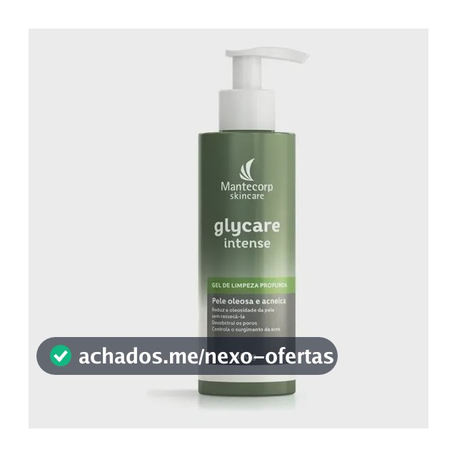 Gel De Limpeza Profunda Mantecorp Skincare Glycare Intense Oleosa Dia/noite