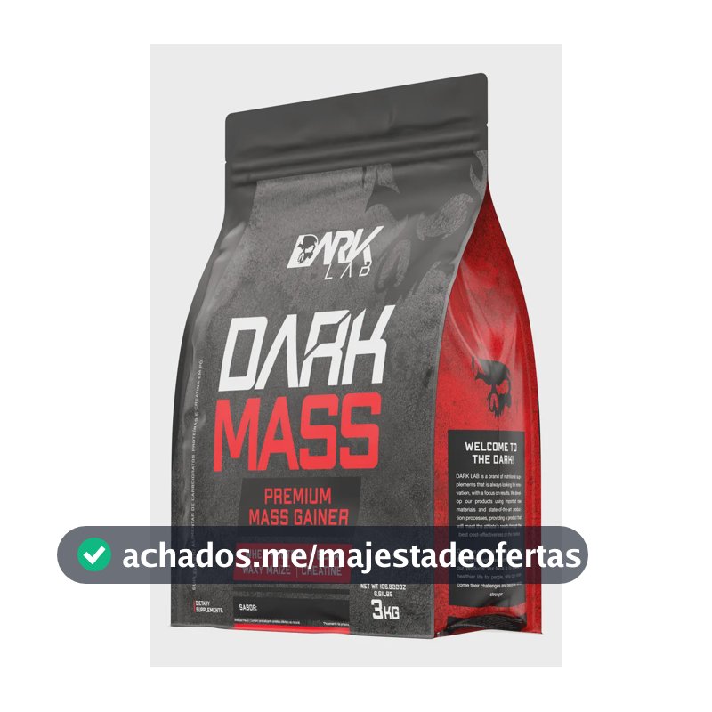 Hipercalorico Dark Mass - 3kg - Dark Lab Sabor Chocolate