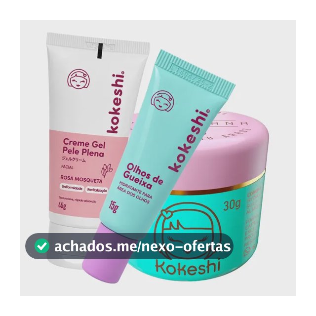 Kit Kokeshi Pele De Porcelana + Olhos De Gueixa + Pele Plena
