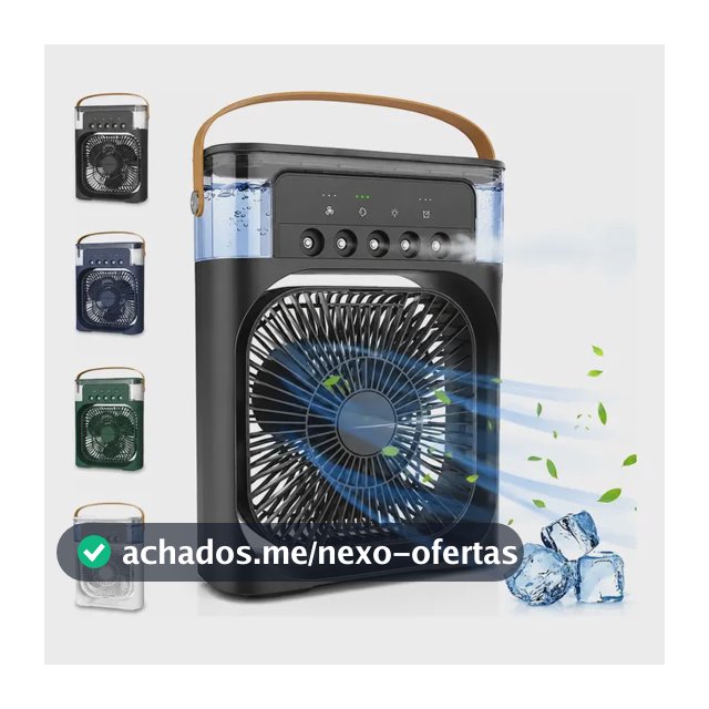Climatizador De Ar Portátil Com Umidificador E Ventilador Us Aléatorio 110v/220v