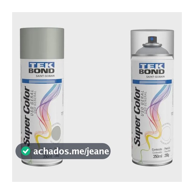 Kit Primer Cinza E Verniz Incolor Fosco Tekbond 350ml