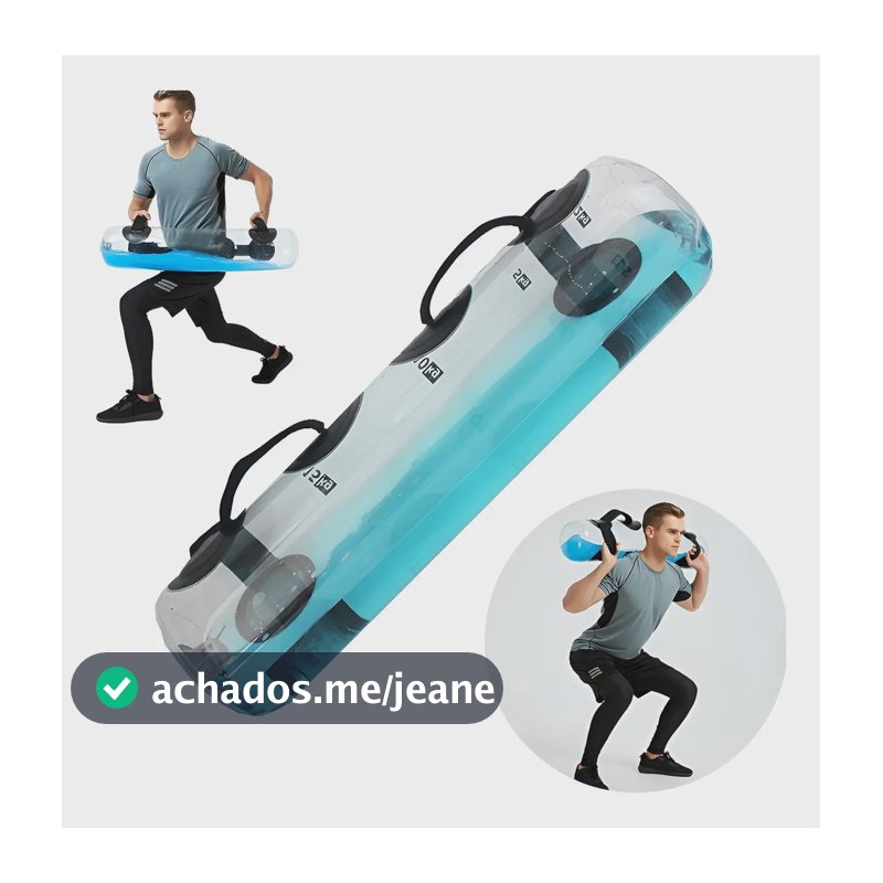 Saco de Água de Treinamento Medpoint 20L Transparente Musculação e Pilates