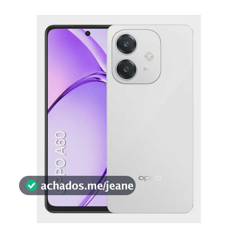 Smartphone OPPO A60 256GB 8GB RAM Branco