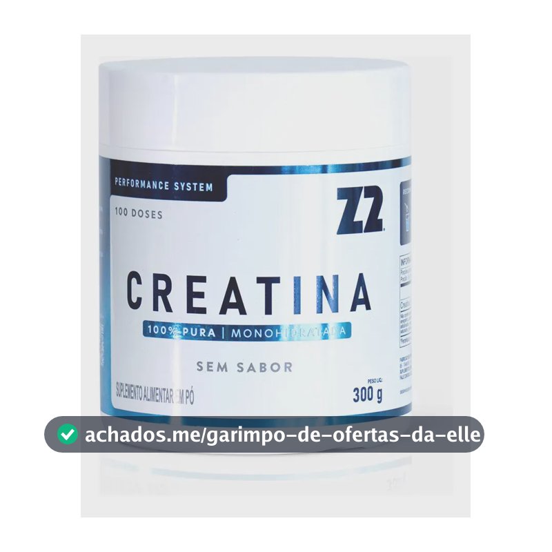 Creatina Z2 Performance System em Pó, Monohidratada Pura, sem Sabor 300g