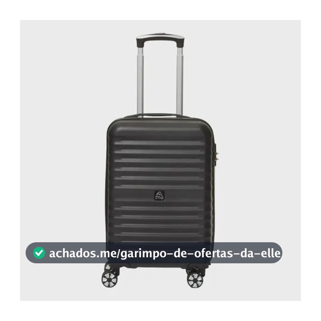 Mala Bordo Cabo Frio Abs Polo King Luxcel Preto