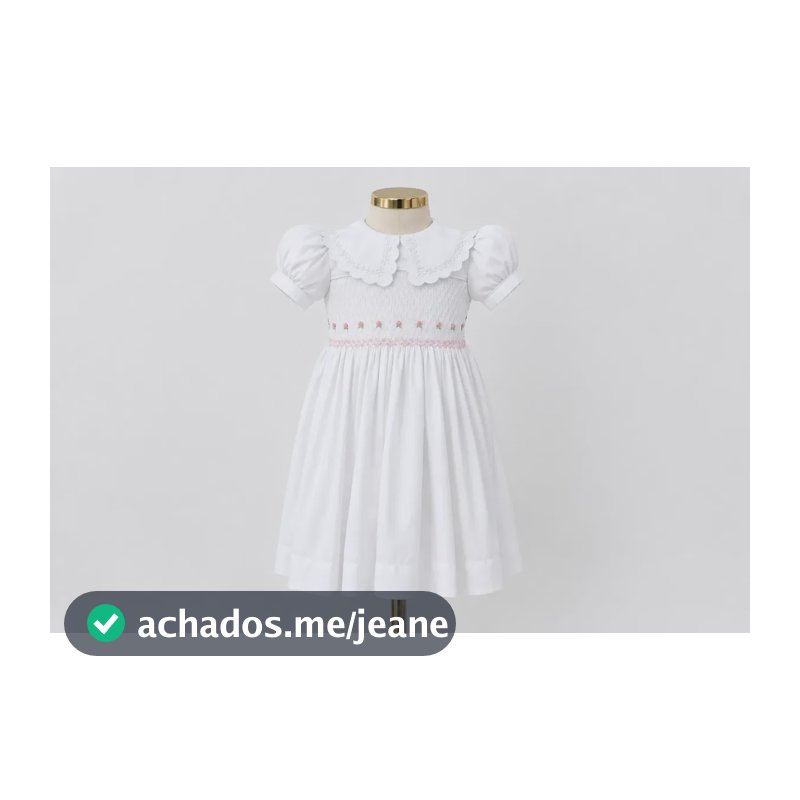 Vestido Ophelia Ca Atelier Branco P