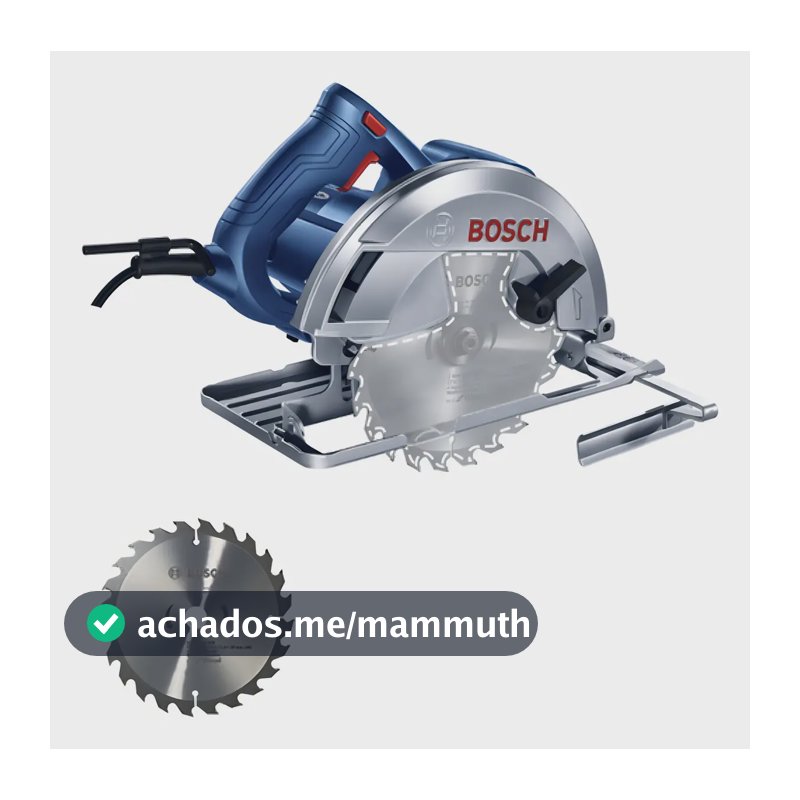 Serra Circular Bosch 1500W GKS 150 + Disco 220V 06016B30E0
