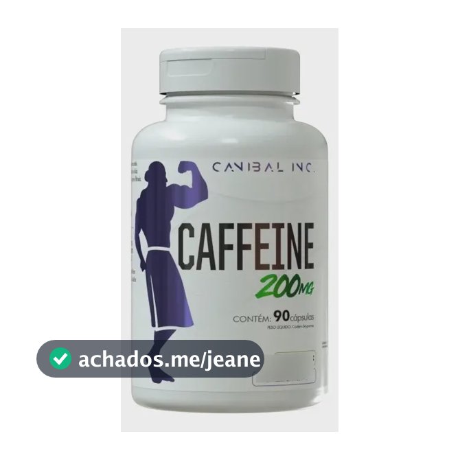 Caffeine 90 Cápsulas 200mg De Cafeína Por Dose - Canibal Inc Sabor Sem sabor