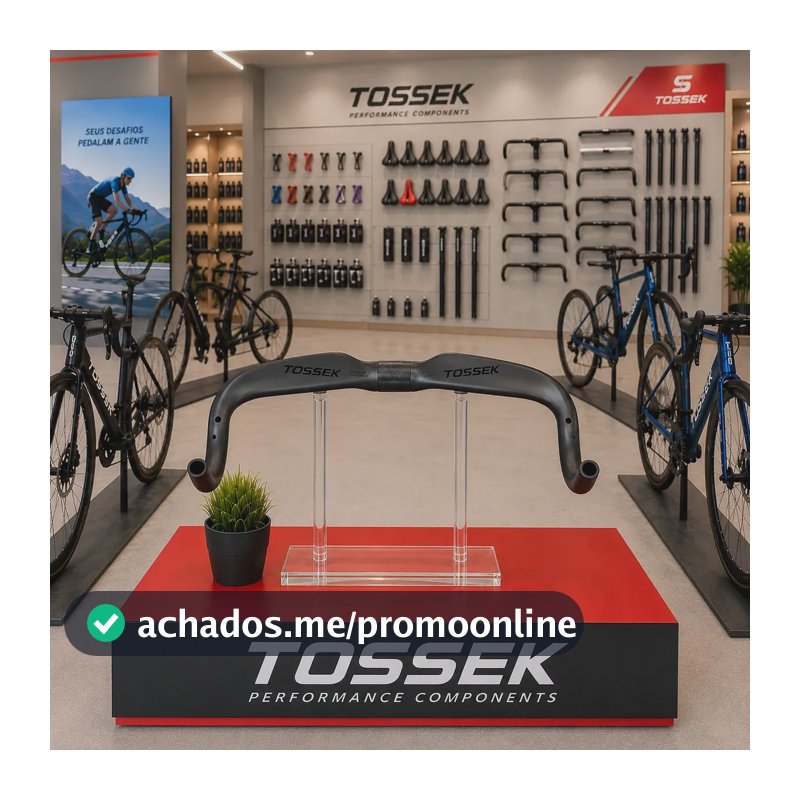 Guidão Carbono Speed Toseek Tr30 Original 31,8mm Ultraleve 440 Mm
