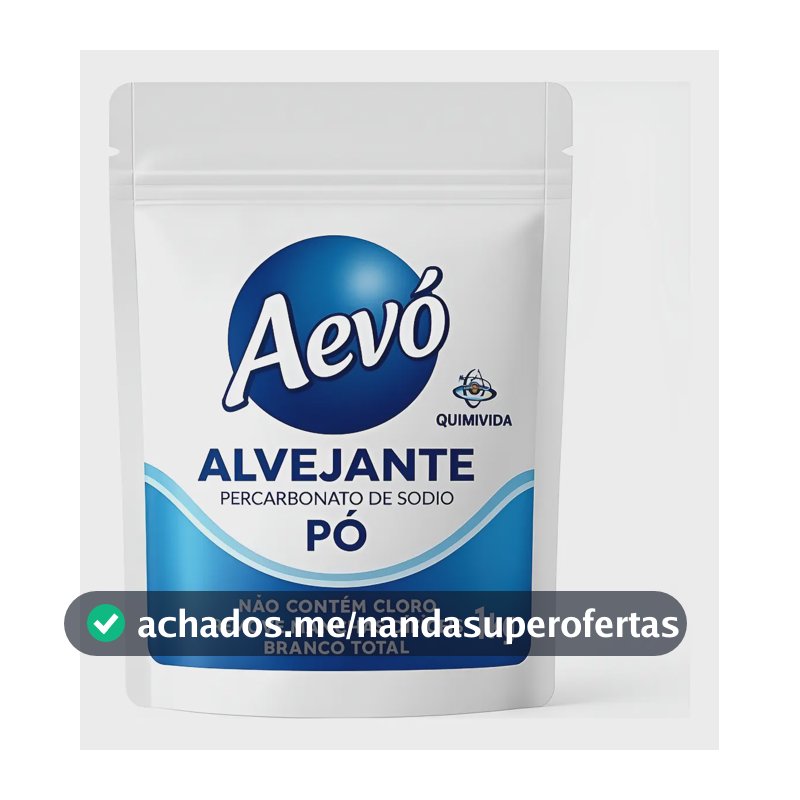Percarbonato De Sódio 1 Kg Tira Manchas Alvejante Sem Cloro