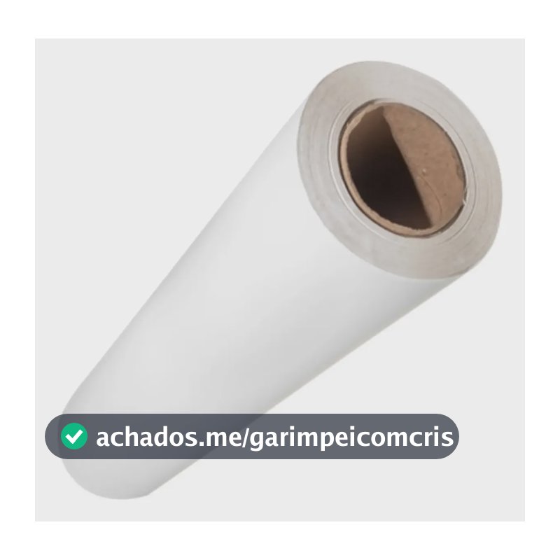 Rolo Bobina Papel Branco 45cmx20m Painel Fixo Desenho Branco