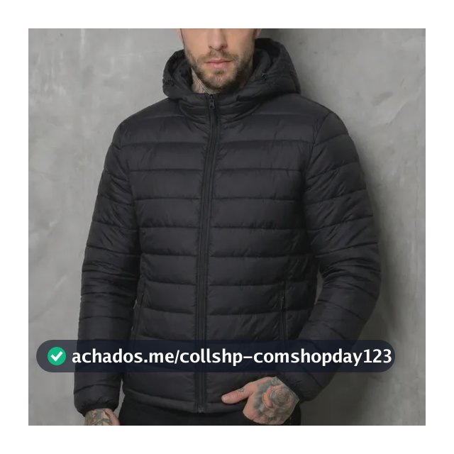 Jaqueta Puffer De Frio  Blusa Impermeável Inverno Intenso