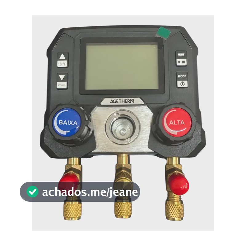 Manifold Digital Refrigeração Ar Condicionado Agetherm