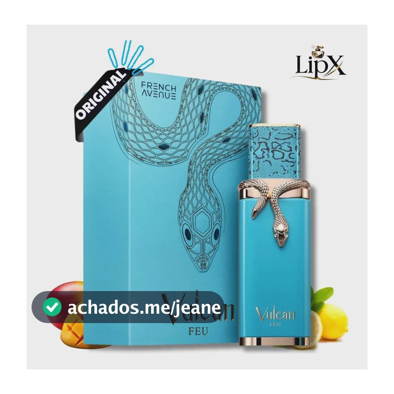 Perfume Arabe Vulcan Feu EDP 100ML Unisex com NF
