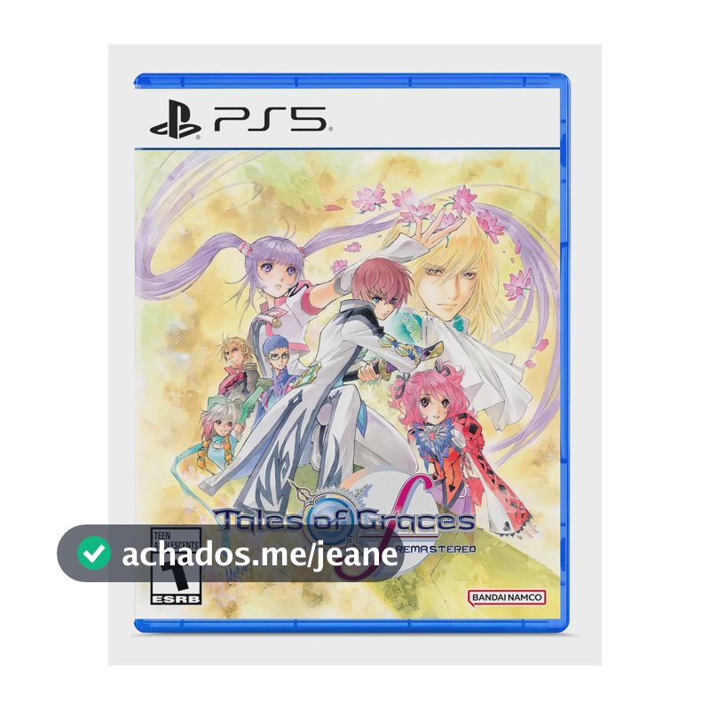 Tales of Graces F Remasterizado PS5 RPG Bandai Namco Físico Offline