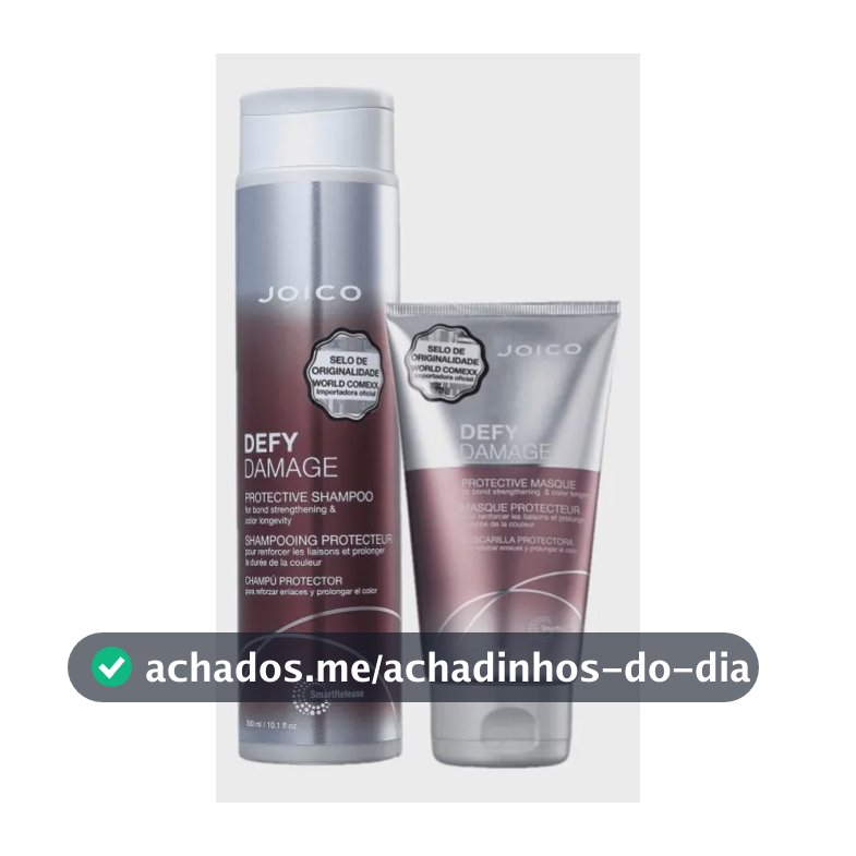 Kit Joico Defy Damage Protective Shampoo Mask (2 Produtos)