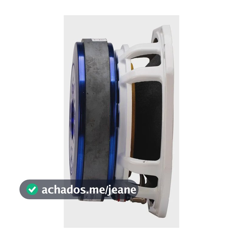 Falante Qvs 55vpk 400wrms 8 Polegadas Medio Grave Azul/branco