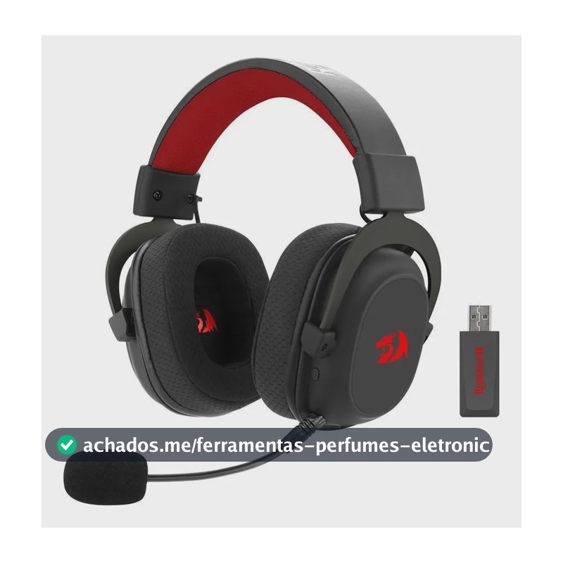 Headset Gamer Redragon Zeus Pro 7.1 Driver 53mm Bluetooth