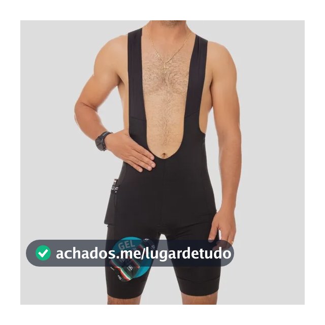 Bretelle Ciclismo Masculino Short Gel Alta Densidade Mtb