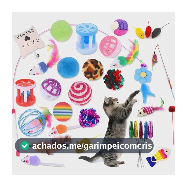 Kit 8 Brinquedos Interativos Para Gato Com Varinha Diversão
