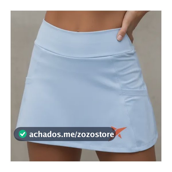 Short Saia Feminino Academia Drop Shot Enjoy 1.0 Beach Tenis