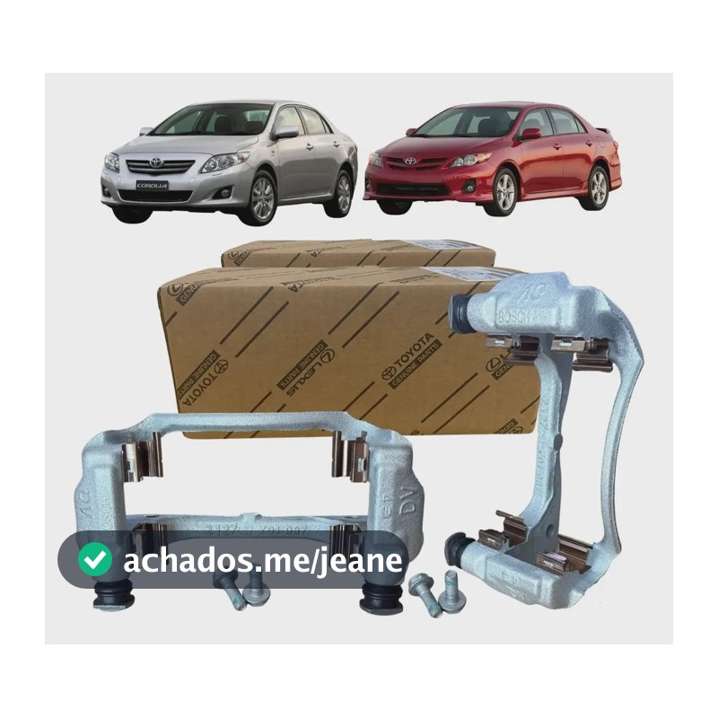 Kit Cavalete Da Pinça Freio Dianteiro Corolla 2009 A 2014