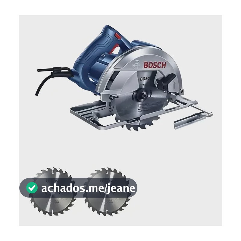 Serra Circular 7.1/4 1500w Gks150 Bosch + 2 Discos