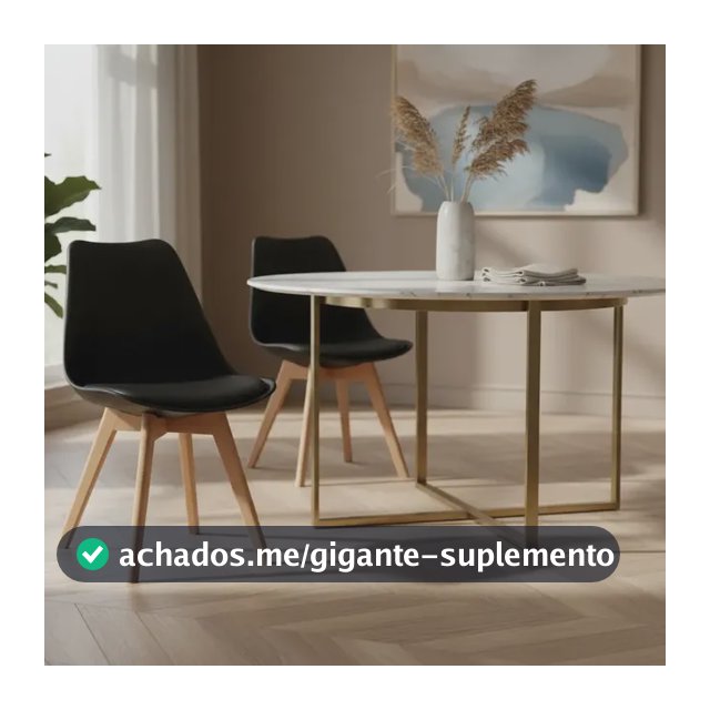 Kit 2 Cadeiras Design Leda Quarto Área Goumert Sala/jantar