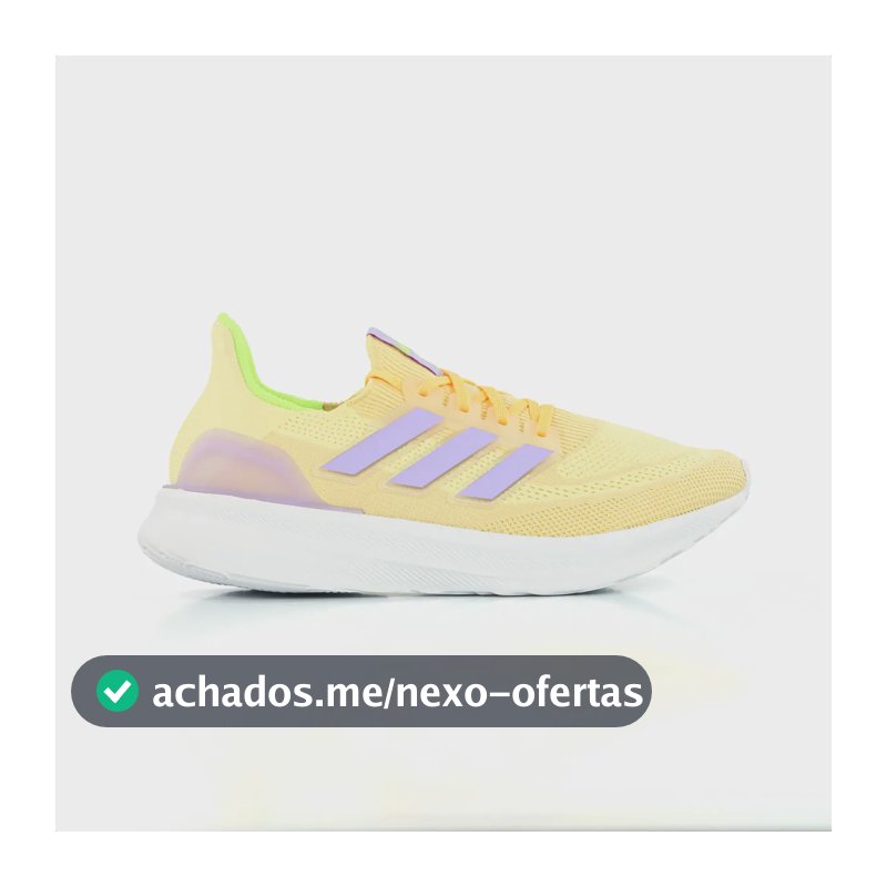Tênis adidas Acelera 2 Antiderrapante Respirável Cadarço Amarelo 38 Br