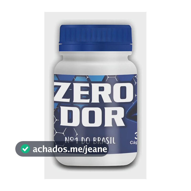Zero Dor 30 Cápsulas Sem Sabor