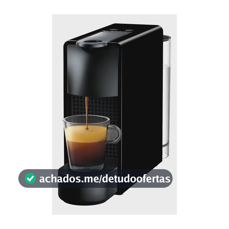 Cafeteira Nespresso Essenza Mini Preta