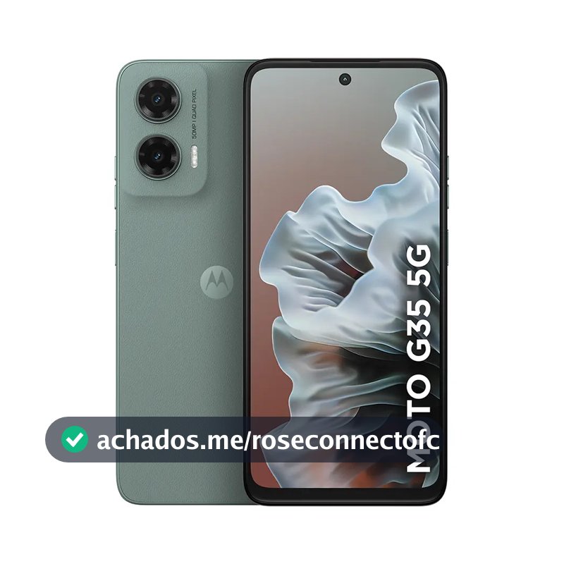 Smartphone Motorola Moto g35 5G - 256GB 4GB RAM+8GB Ram Boost, e Camera 50MP com AI NFC Tela 6.7" com Superbrilho - Cinza