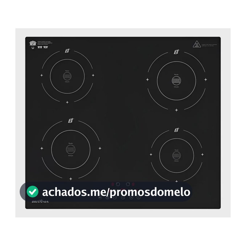 Cooktop De Indução Britânia 6000w Bcte40a