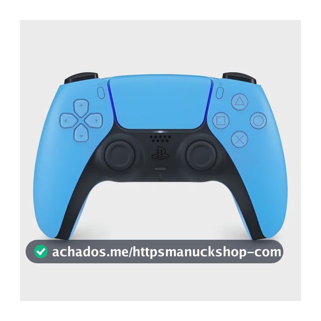 Controle DualSense Sem Fio PlayStation 5 Joystick Starlight Blue Sony CFI-ZCT1W