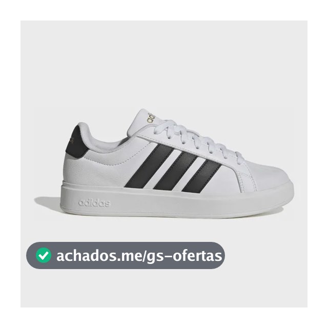 Tênis Feminino Streettalk adidas Ftwwht/cblack/goldmt Liso 36 Br