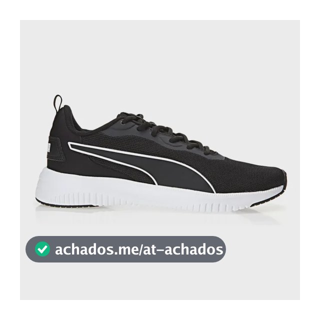 Tênis Esportivo Masculino Flyer Flex Bdp Puma Puma Black-puma White Liso 39 Br