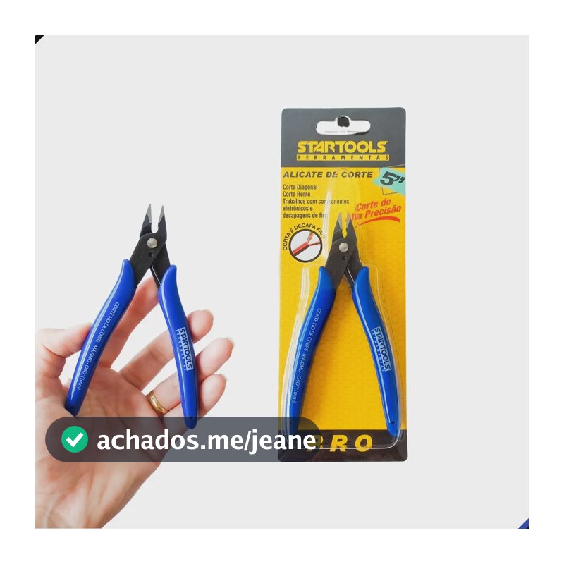 Alicate De Corte Rente E Diagonal - Corte De Cabos E Fios